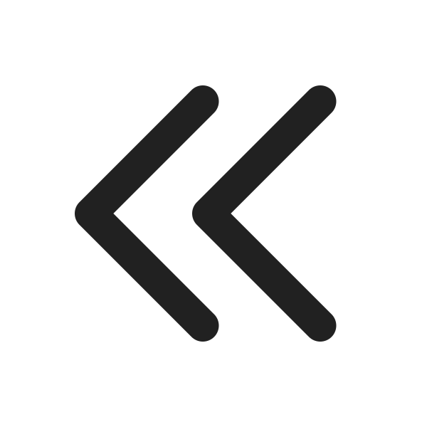 Ic Fluent Chevron Double Left 20 Filled