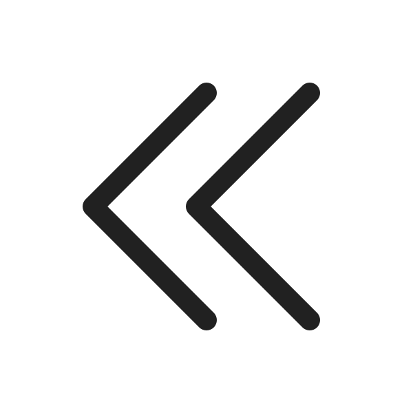 Ic Fluent Chevron Double Left 20 Regular