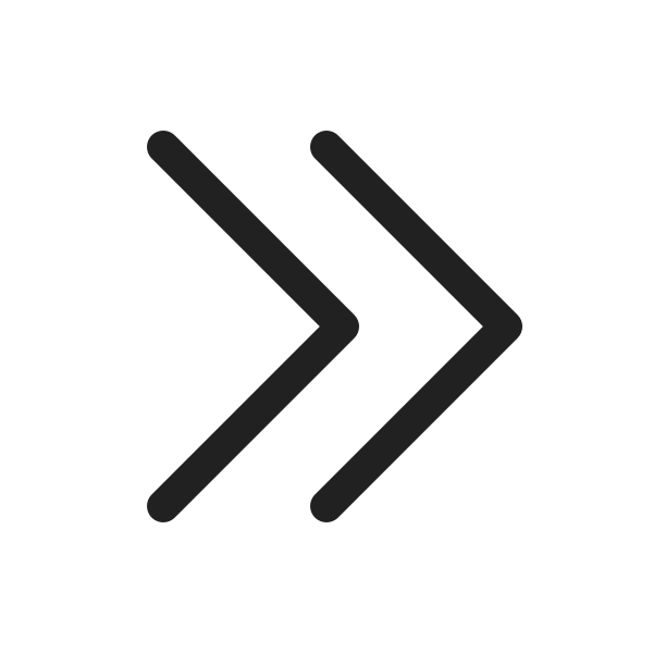 Ic Fluent Chevron Double Right 20 Regular