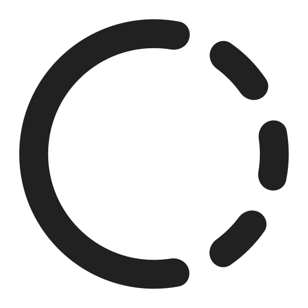 Ic Fluent Circle Hint Half Vertical 16 Filled