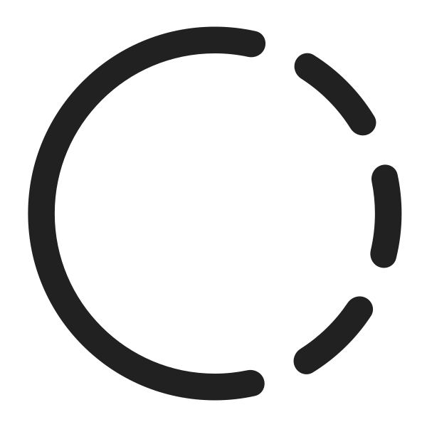 Ic Fluent Circle Hint Half Vertical 16 Regular