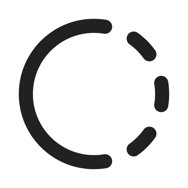 Ic Fluent Circle Hint Half Vertical 20 Filled