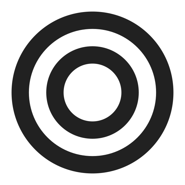 Ic Fluent Circle Multiple Concentric 16 Filled