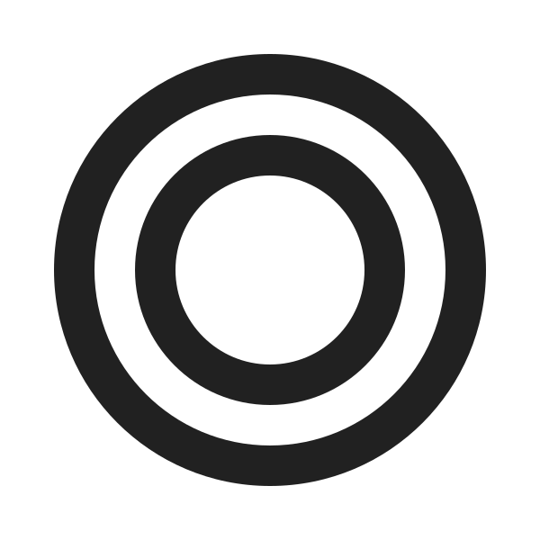 Ic Fluent Circle Multiple Concentric 20 Filled