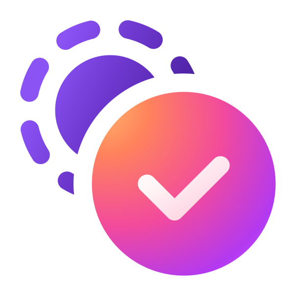 Ic Fluent Circle Multiple Hint Checkmark 16 Color