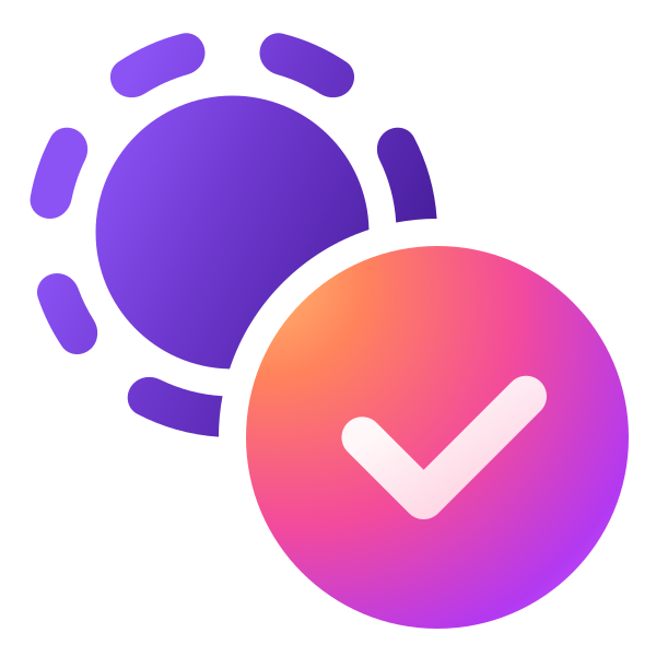 Ic Fluent Circle Multiple Hint Checkmark 24 Color