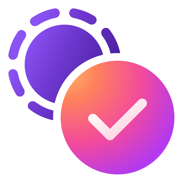 Ic Fluent Circle Multiple Hint Checkmark 48 Color