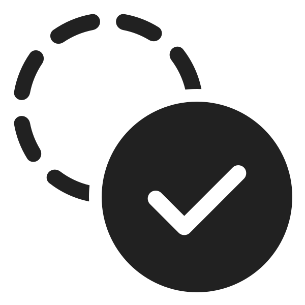 Ic Fluent Circle Multiple Hint Checkmark 48 Filled