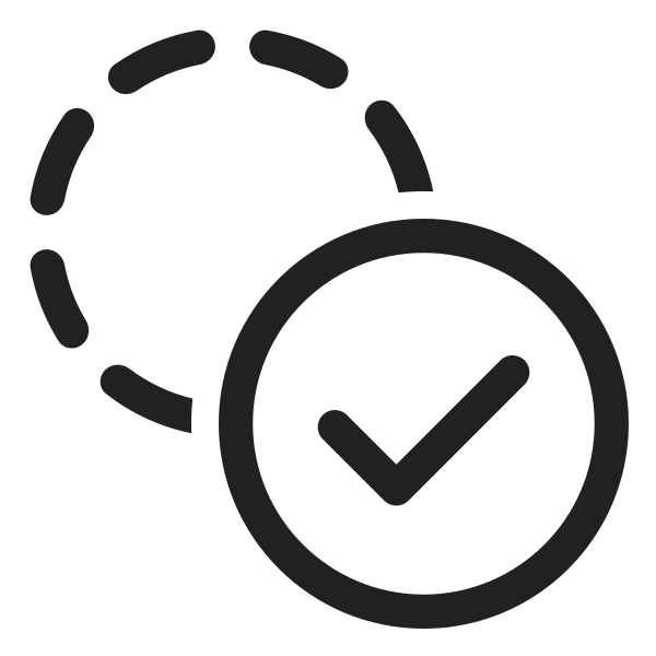 Ic Fluent Circle Multiple Hint Checkmark 48 Regular