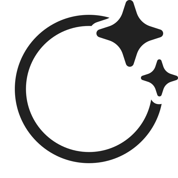 Ic Fluent Circle Sparkle 24 Regular