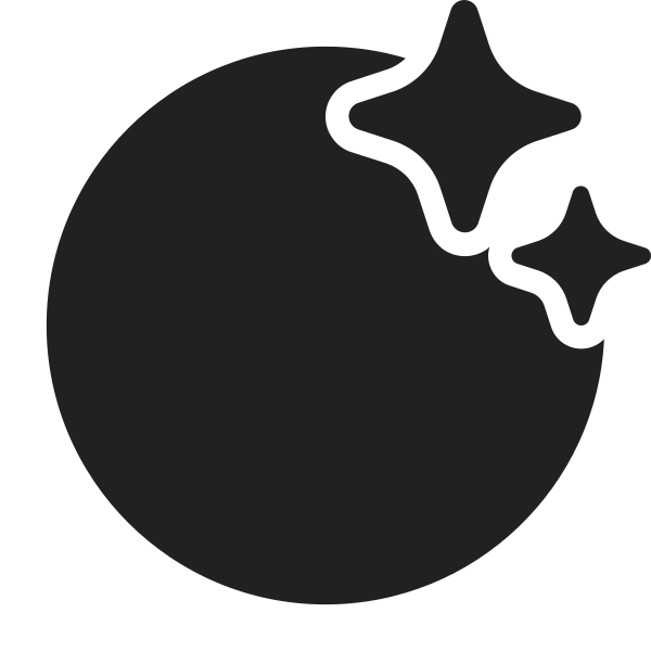 Ic Fluent Circle Sparkle 28 Filled