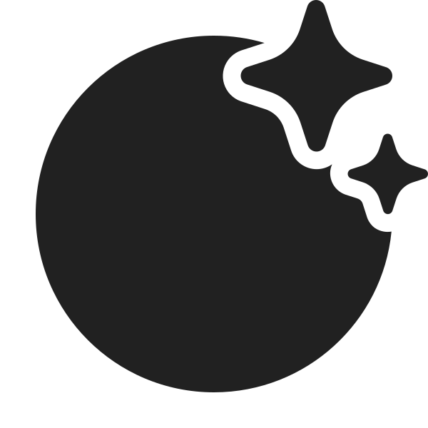 Ic Fluent Circle Sparkle 48 Filled