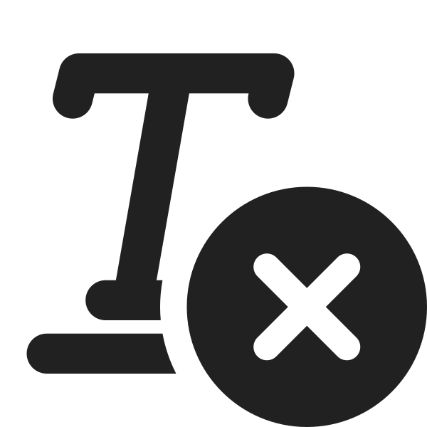 Ic Fluent Clear Formatting 16 Filled
