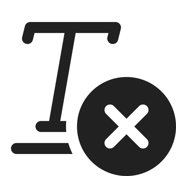 Ic Fluent Clear Formatting 16 Regular