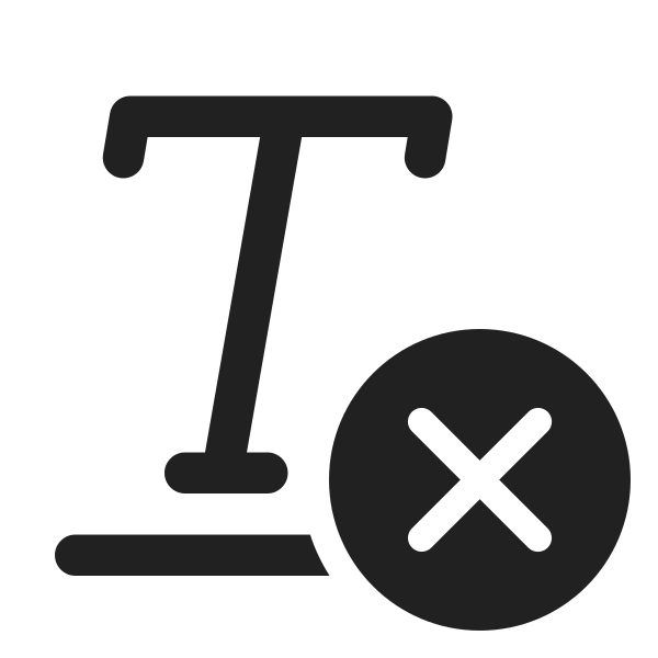 Ic Fluent Clear Formatting 24 Regular