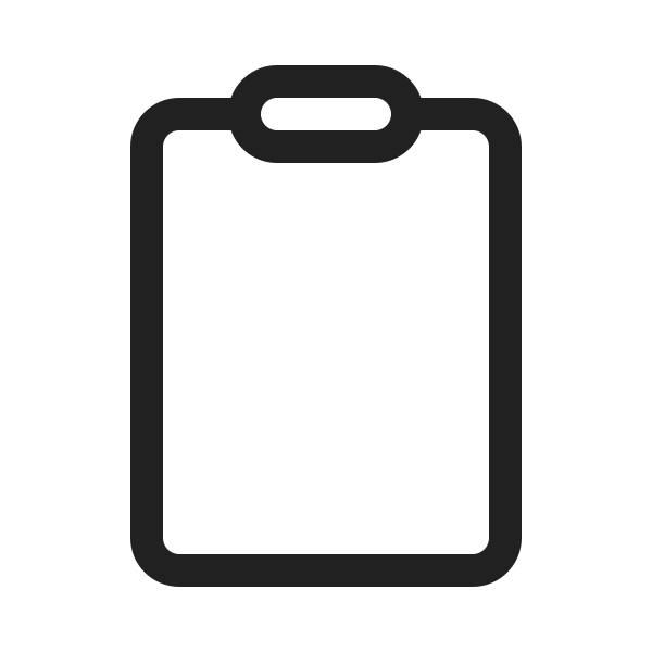 Ic Fluent Clipboard 20 Regular