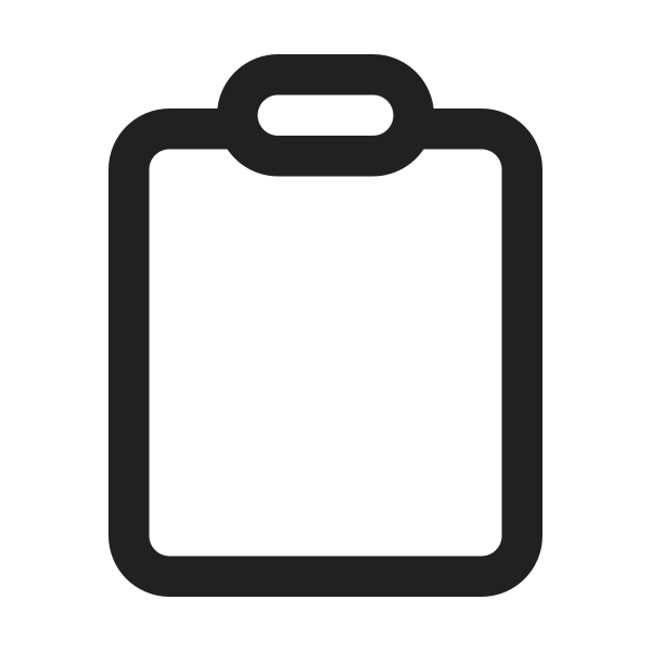 Ic Fluent Clipboard 24 Regular