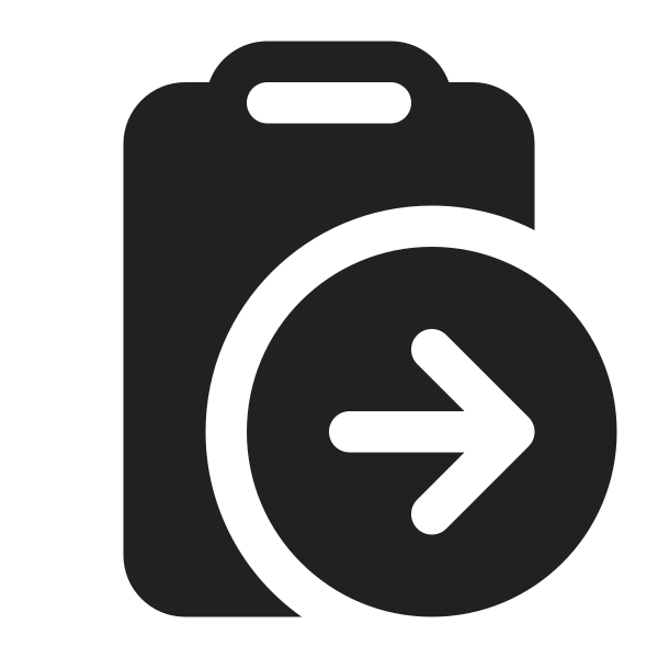 Ic Fluent Clipboard Arrow Right 16 Filled