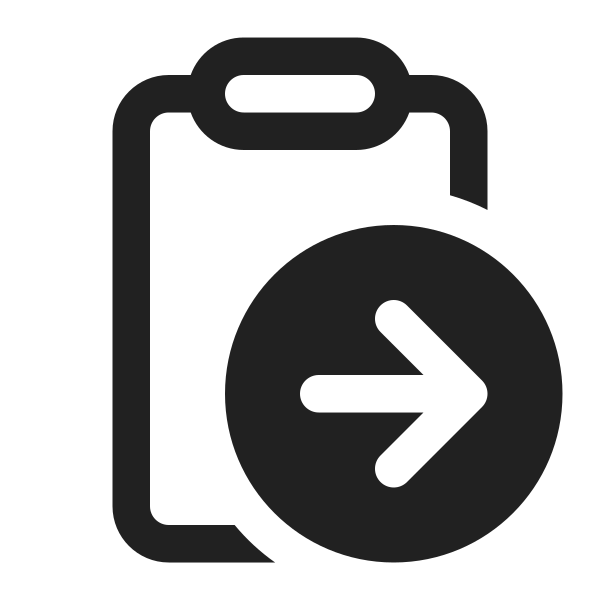 Ic Fluent Clipboard Arrow Right 16 Regular