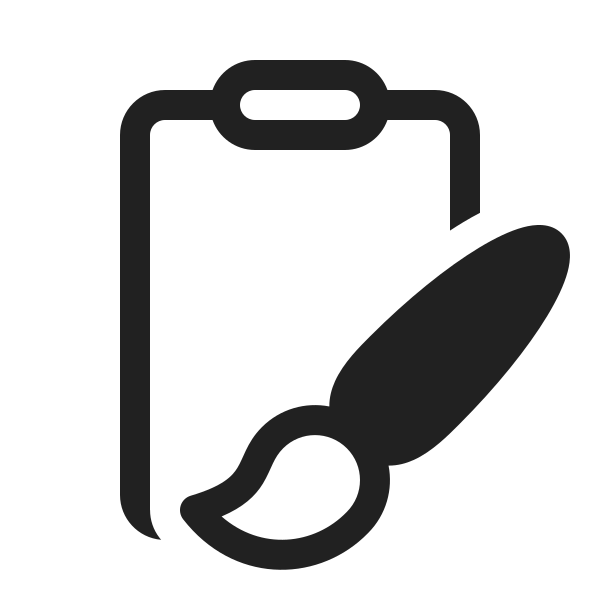Ic Fluent Clipboard Brush 20 Regular