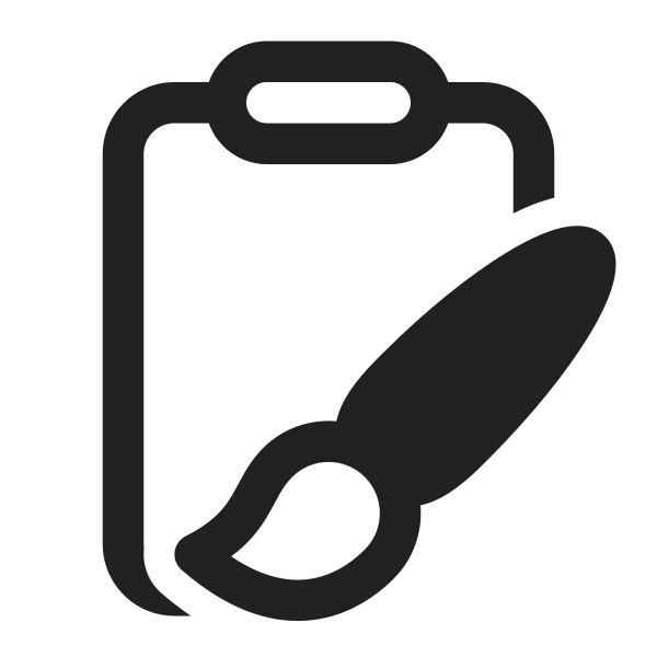 Ic Fluent Clipboard Brush 32 Regular