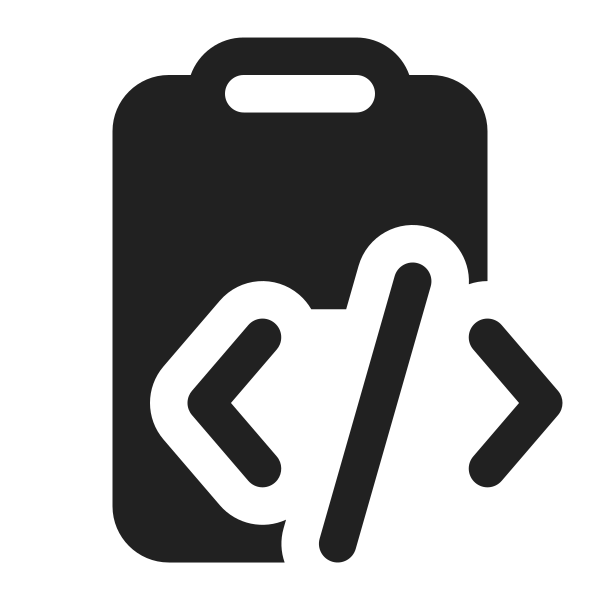 Ic Fluent Clipboard Code 16 Filled