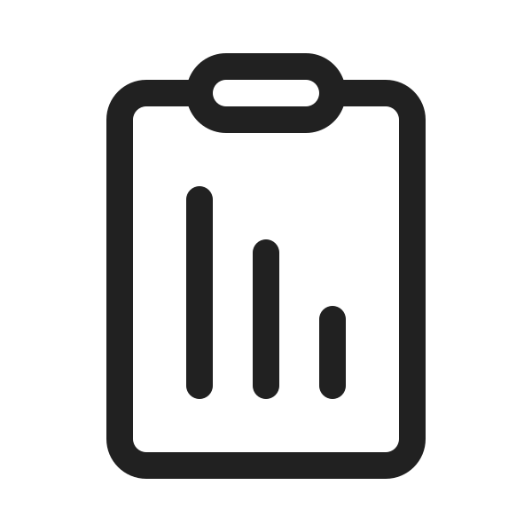 Ic Fluent Clipboard Data Bar 20 Regular