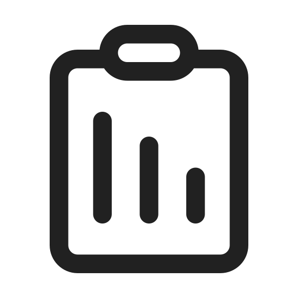 Ic Fluent Clipboard Data Bar 24 Regular