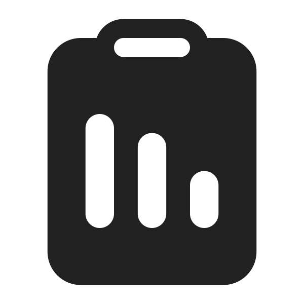 Ic Fluent Clipboard Data Bar 32 Filled