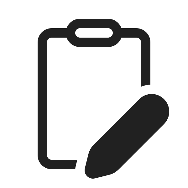 Ic Fluent Clipboard Edit 20 Regular