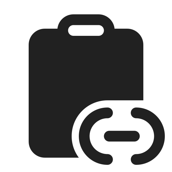 Ic Fluent Clipboard Link 24 Filled