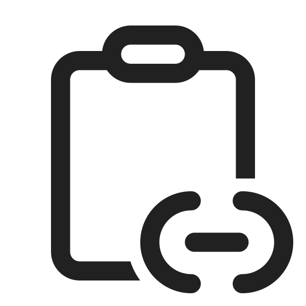 Ic Fluent Clipboard Link 24 Regular