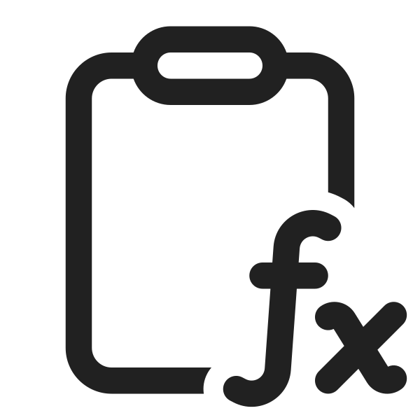 Ic Fluent Clipboard Math Formula 32 Regular