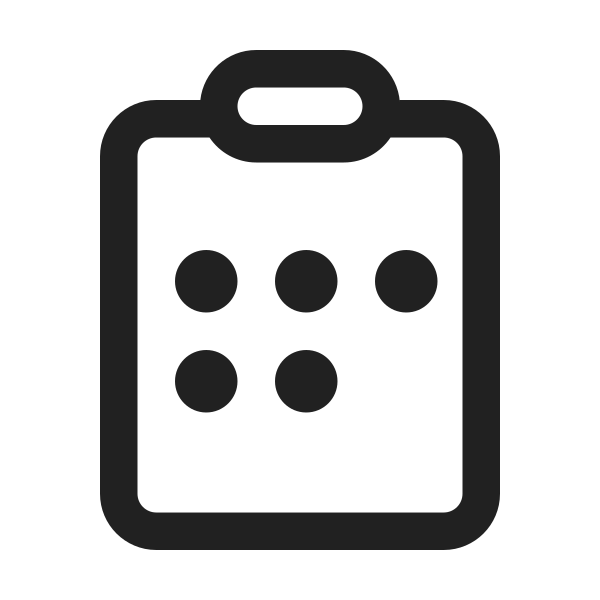 Ic Fluent Clipboard Month 24 Regular