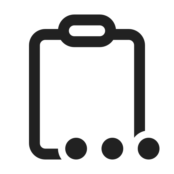 Ic Fluent Clipboard More 24 Regular