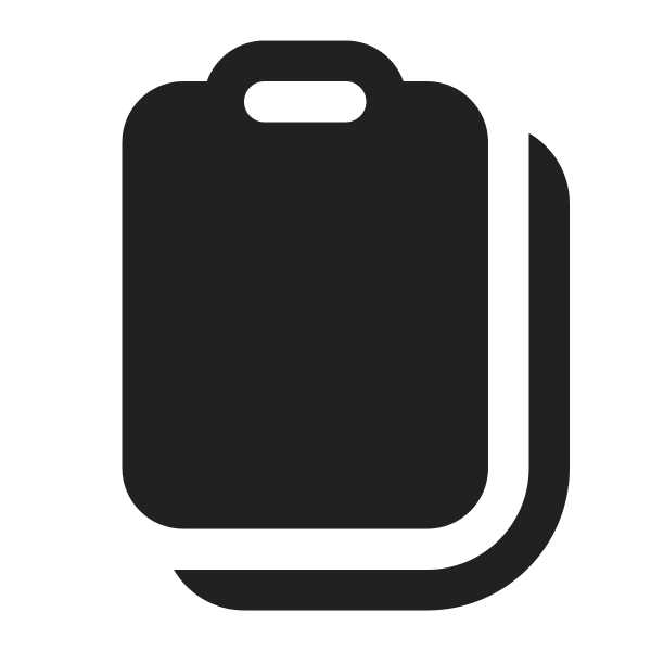 Ic Fluent Clipboard Multiple 16 Filled