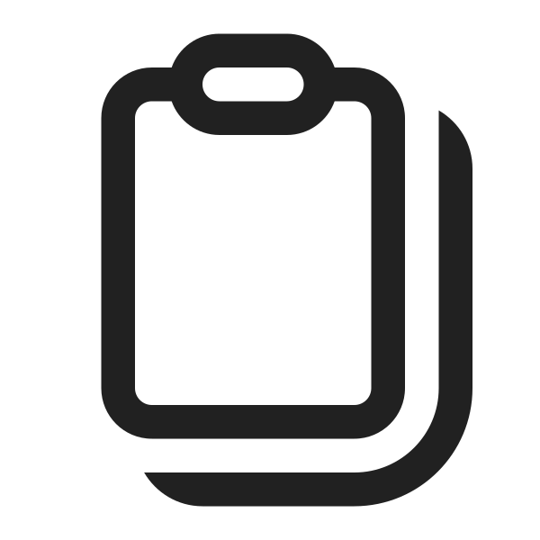 Ic Fluent Clipboard Multiple 16 Regular