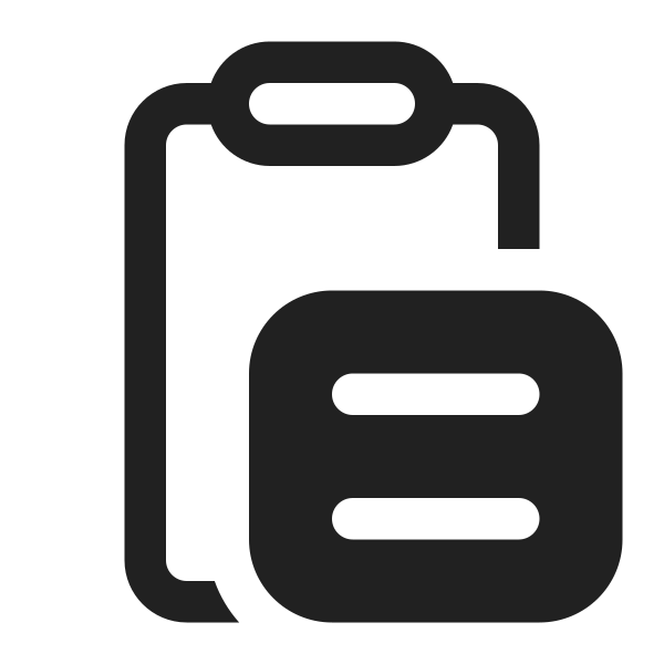Ic Fluent Clipboard Note 16 Regular