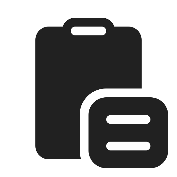 Ic Fluent Clipboard Note 20 Filled