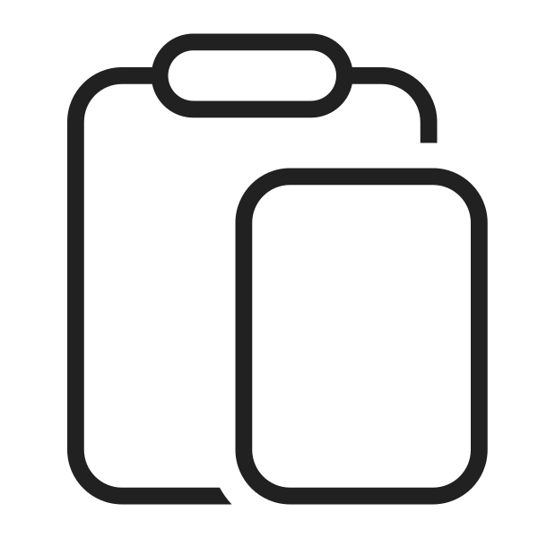 Ic Fluent Clipboard Paste 32 Light