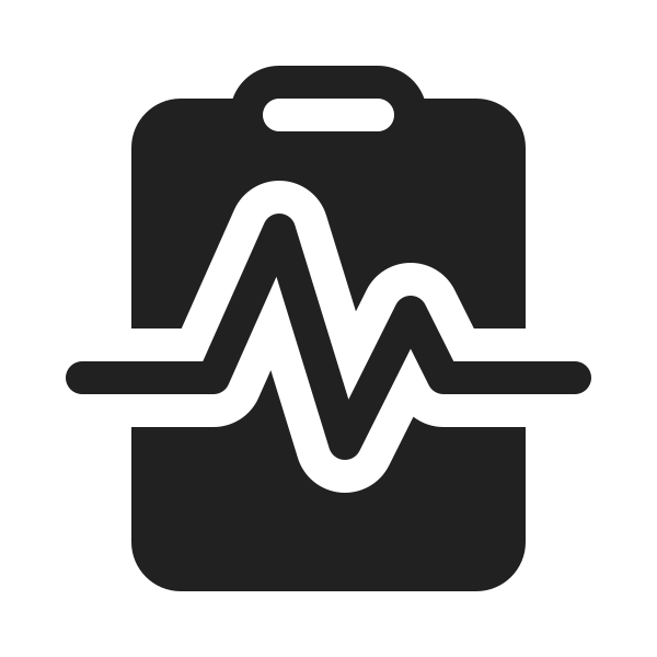 Ic Fluent Clipboard Pulse 20 Filled