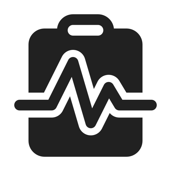 Ic Fluent Clipboard Pulse 24 Filled