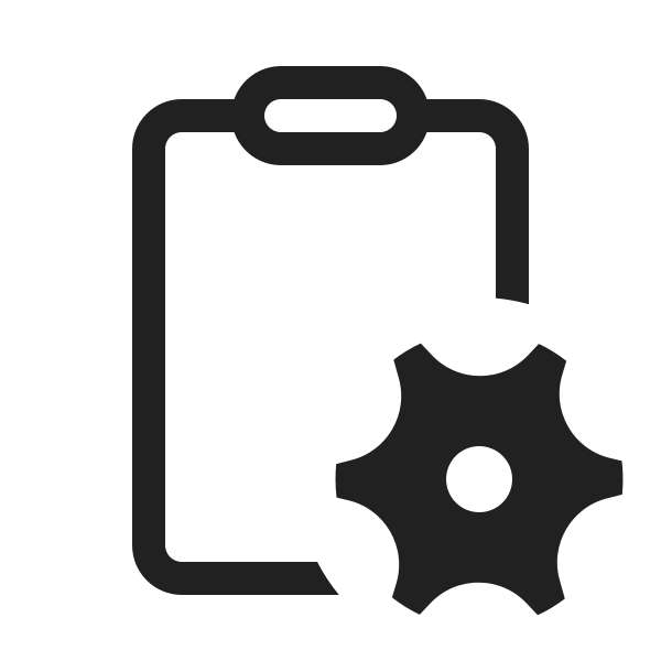 Ic Fluent Clipboard Settings 20 Regular