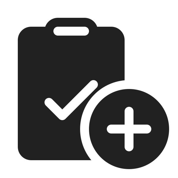 Ic Fluent Clipboard Task Add 20 Filled