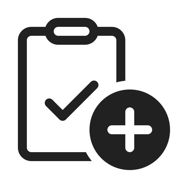 Ic Fluent Clipboard Task Add 20 Regular