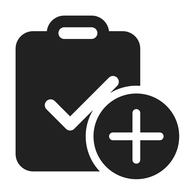 Ic Fluent Clipboard Task Add 24 Filled