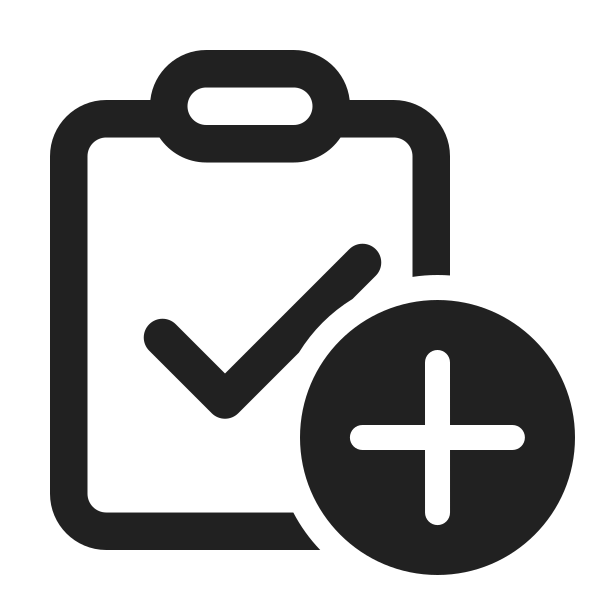 Ic Fluent Clipboard Task Add 24 Regular