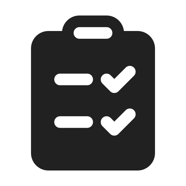 Ic Fluent Clipboard Task List Rtl 24 Filled