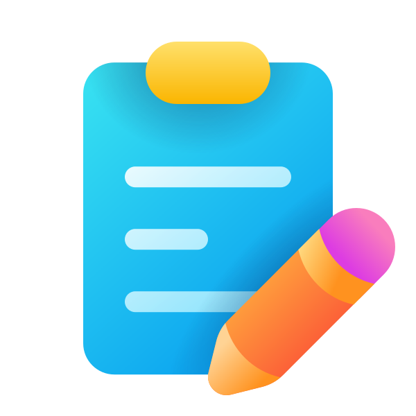 Ic Fluent Clipboard Text Edit 20 Color