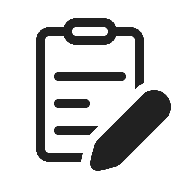 Ic Fluent Clipboard Text Edit 20 Regular